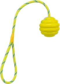 6 cm/30 cm Wellenball zum Werfen mit Kordel